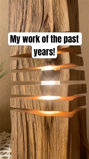 My work of the past years in 30 seconds. #lamp #table #pipe #fyp #handmade#diy #nature #wood #viral