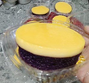 1.2M views · 6.9K reactions | Bento ube custard cake recipe Yeild:6...