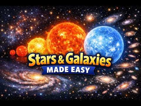 Stars and Galaxies made easy | Amazing Space & Science for Kids