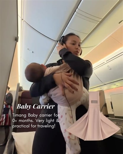 Alia Adenan Hasyim on Instagram: "✈️ Baby Flight Essentials (Part 1) 🔗 Product links are in my highlights These are the things we actually used and loved on the plane: • Baby carrier Light, easy, and hands-free (my #1 priority). I checked in the thicker carrier so I didn’t have too much to hold while boarding and getting off. • Stroller (Doona) Car seat + stroller in one = so practical. Accepted in Japan (not Australia). Only downside: no storage unless you add accessories. • Milk bottle