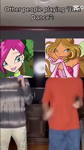the winx club playing just dance #winx #winxclub