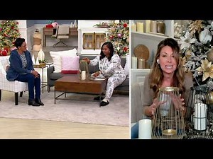Luminara 15" Madison Wired Lantern with Outdoor Pillar & Remote on QVC