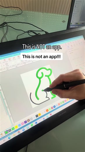 This is not an app. It’s professional embroidery digitizing software (Hatch by Wilcom). Every stitch is placed manually. Embroidery starts here. #digitizing #machineembroidery #hatchwilcom #embroiderybusiness #embroiderytutorial