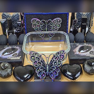 Mixing BLACK SLIME - Mixing makeup and glitter into Clear Slime - Satisfying Slime Videos | Luxury Cosmetics