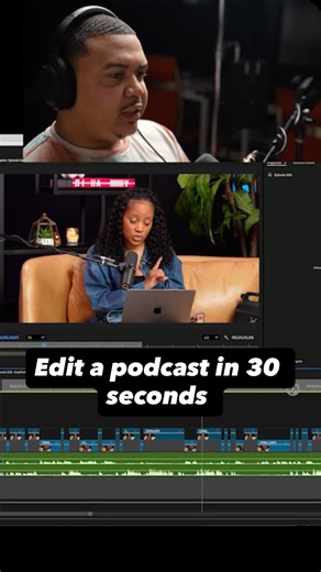 Atlanta Videographer | Video Editor | Photographer on Instagram: "How to edit a multi-camera podcast fast. In this video, I show how I use @autopodfm AutoPod to automatically edit a full podcast episode in about 30 seconds by detecting who’s talking and switching camera angles for you. This is a simple podcast editing workflow for creators who want to save time in post-production."