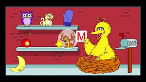 Sesame Street Letters To Big Bird Cartoon Animation PBS Kids Game Play Walkthrough