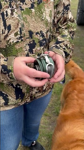 An automatic fly fishing reel from back in the day...