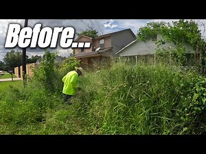 City's BIGGEST Overgrowth Nightmare Fixed in One Day!