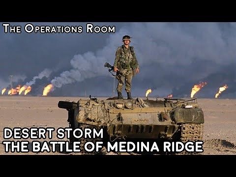 Desert Storm - The Ground War, Days 4 & 5 - The Battle of Medina Ridge and Victory - Animated