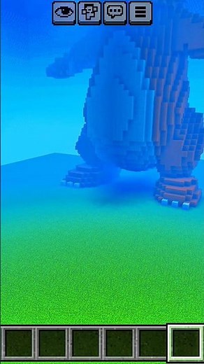 Minecraft Charizard statue #minecraft #gaming #viral