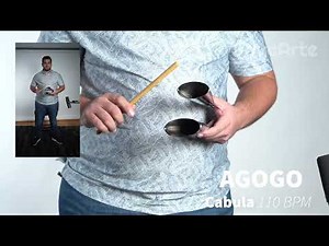 Agogô cabula (110 bpm) - Brazilian samba bateria demonstration video