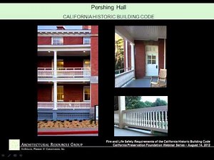 California Historical Building Code: Fire & Life Safety Requirements