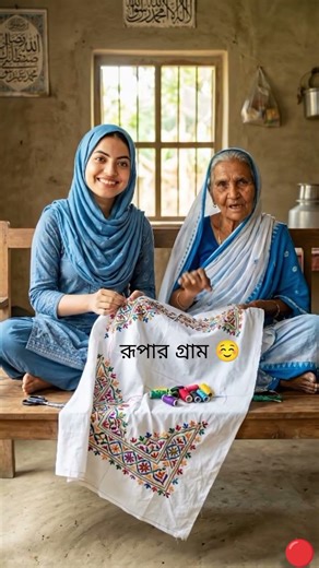 😱 রূপার হাতে ইসলামিক নকশা 😍 কাপড়ে এমন সেলাই শিখুন! #Shorts