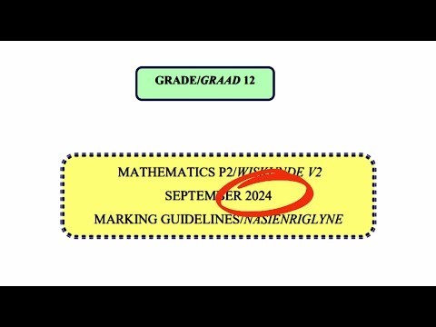 Statistics & Data Handling Grade 12 Prelim 2024