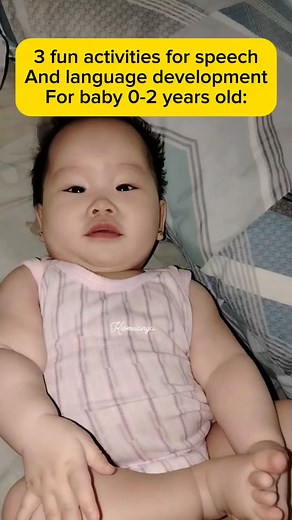 7.2K views · 16 reactions | 3 fun activities for speech and language development for baby 0-2 years old. #fyp #highlightseveryone #fbreelsvideo #reelstrending #reelsfyp #trendingreelsvideo #reelsviral #baby #parentingtips #parenting #babydevelopment | Kio Mei Anya | Facebook