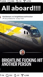 Stay off the tracks! The brightline high speed railway is silent but deadly. You can commute from Orlando to Miami in about 3 hours for 50 bucks and it’s a smooth ride with lots of perks! I’m a fan and highly recommend riding this over flying or driving | James Weston