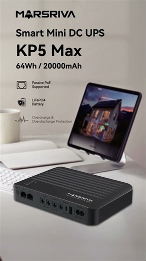 DC UPS KP5 Max guarantees you a power backup for your internet🔋