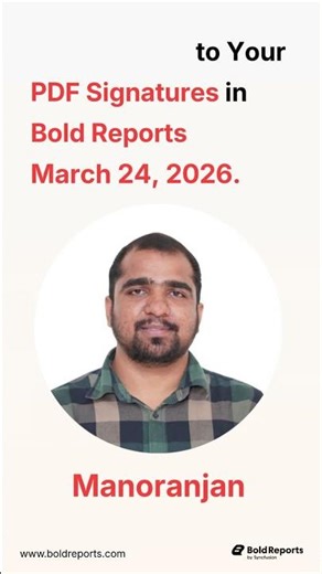 Add Security to Your Report using #PDF #Signatures