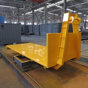 [Hot Item] Open Top Hook Lift Roll off Flat Trays