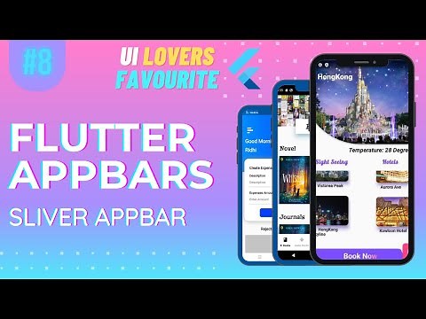 Flutter Sliver AppBar || Collapsable AppBars🔥 ||Flutter AppBars