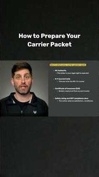 How to Prepare Your Carrier Packet