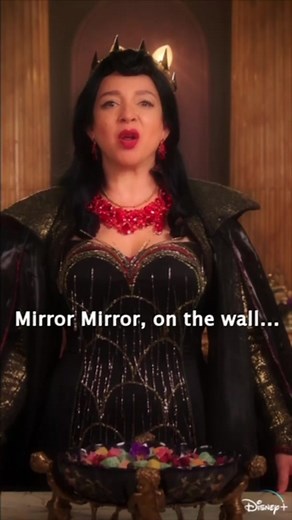 Mirror Mirror on the wall🪞 See who's the most powerful of them all in this official clip from #Disenchanted, an Original movie, streaming November 18 on @DisneyPlus.