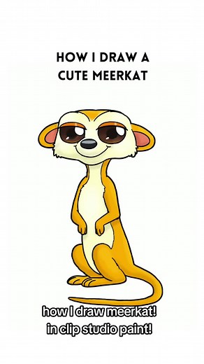 Cómo dibujar un suricata en Clip Studio Paint