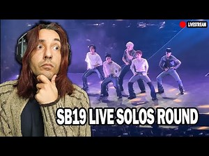 Reacting to SB19 Live Original Solo Performances - Live REACTION