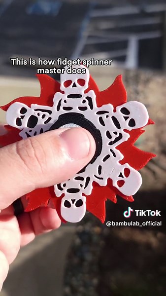 This is what I called Fidget Spinner Master! Multicolor Animated Fidget Spinner by @aPyroDesign Video shot by @aPyroDesign Printer: Bambu X1 Carbon Model file from MakerWorld #bambulab #3dprinting #3Dprinter #fidgettoys #animated