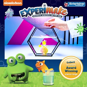 👩🏻‍🔬🧪☀️🧪👨🏻‍🔬 Science Made Fun with Nickelodeon Experimake Series: 👩🏻‍🔬🧪☀️🧪👨🏻‍🔬 🌐 Collect the Complete Award Winning Series: 🔹 Explosions And Eruptions 🔹 Colourful Crystal Aquarium 🔹 Swivelling Solar System 🔹 Cool Crystal Trees 🔹 Bouncing Balls 🔹 Chemistry Chaos and more... #TheEntertainerPk #TheEntertainerPakistan #Pakistan | The Entertainer Pakistan