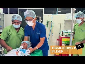 A 7-year-old child undergoes anaesthesia for a tonsilectomy.
