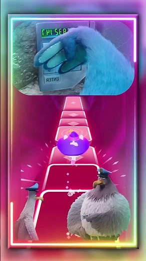 Angry Birds Security Breach in Tiles Hop! 💥🚨 Top Secret Door