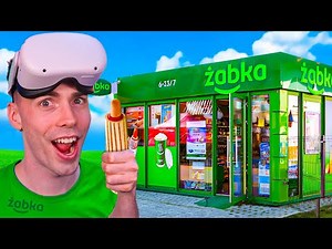 He works at ŻABKA VR