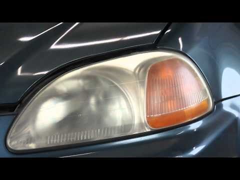 Headlight Restoration Demo Using Infinity 4.1 Clear Coating
