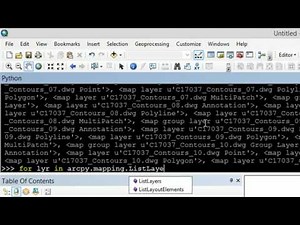 ArcGIS and python for CAD files | burdGIS