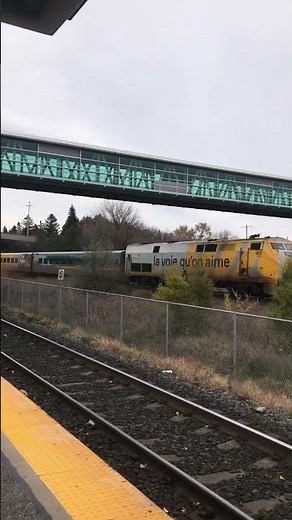 VIA Rail P42 - November 14, 2025 #viarailcanada #railway #railfanning #viarail #train #trainspotting