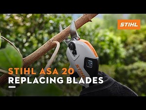 Easy blade replacement of ASA 20 pruner | STIHL