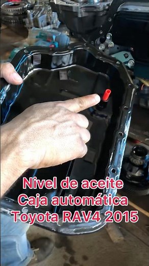 How to measure the automatic transmission oil level of a 2015 Toyota RAV4