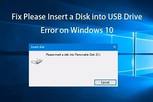 【2026】9 modi per risolvere Inserire un disco nell'unità USB