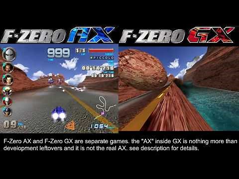 F-Zero AX Vs F-Zero GX Beta Content Comparisons (Story Chapter 2)