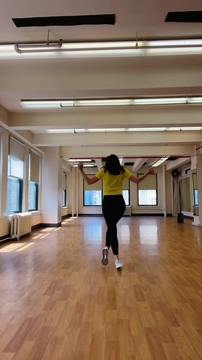 Three stepping into Saturday class! 👟🔥 #threestepchallenge #dancefitness #nyc