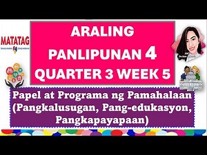 ARALING PANLIPUNAN 4 QUARTER 3 WEEK 5 MATATAG CURRICULUM #aralingpanlipunan4quarter3week5