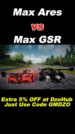 ARES VS GSR Drag Race #drivezoneonline #shrots