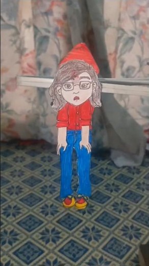 🌸 Easy DIY Paper Hanging Doll | Cute Craft Ideas by Crafty World ✂️💖#diy #crafty world