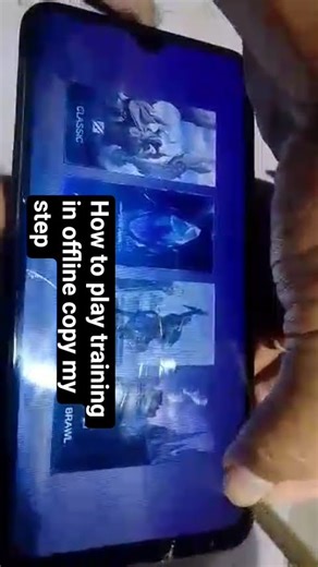 how to play training in offline