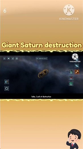 This Saturn Collision Went TOO FAR 😳💥 | Solar Smash #Shorts