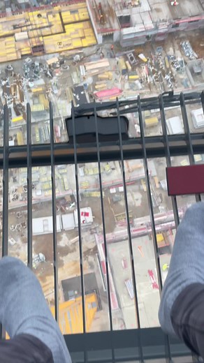 High-Rise Construction Site Operations in Action