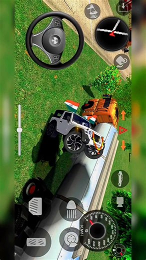 Modified Mahindra Thar 😱|| Car Games:Indian Cars (Gadi Wala Game) Thar Stunt #gadiwala #thargamer