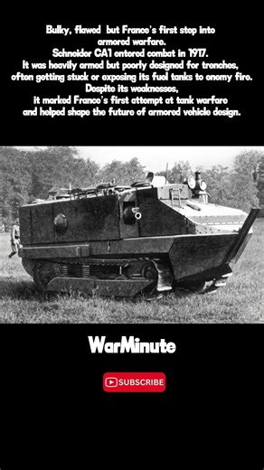 France's First Tank Was a Disaster #history #tank