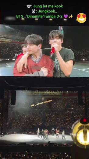 🐨: Jung let me kook.. BTS _"Dinamite"Tampa D-2 💜✨#bts #btsarmy #taekook #v #jungkook #rm #jin